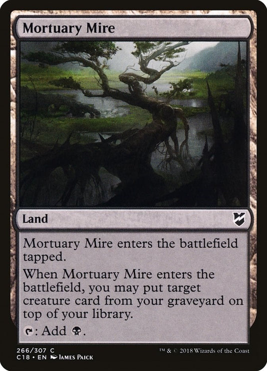 Image for Mortuary Mire (266) (Commander 2018) - Magic: The Gathering