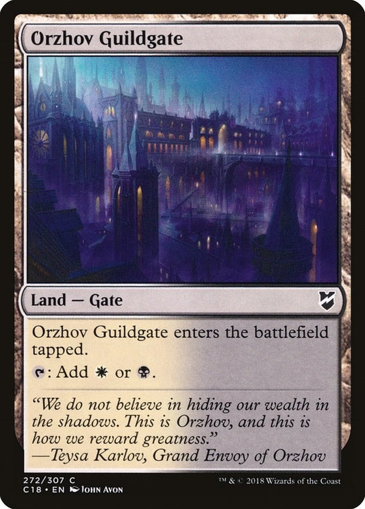 Image for Orzhov Guildgate (272) (Commander 2018) - Magic: The Gathering