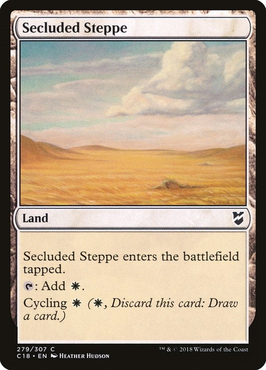 Image for Secluded Steppe (279) (Commander 2018) - Magic: The Gathering