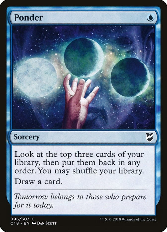 Image for Ponder (96) (Commander 2018) - Magic: The Gathering