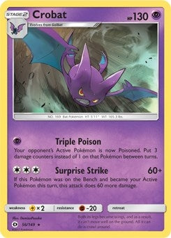 Image for Crobat - 56/149 (Cosmos Holo) (056/149) (Blister Exclusives) - Pokemon