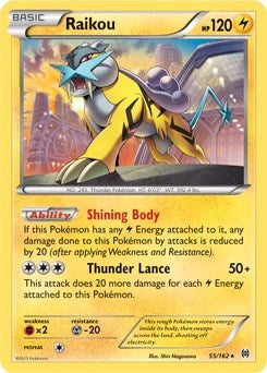 Image for Raikou - 55/162 (Cosmos Holo) (055/162) (Blister Exclusives) - Pokemon
