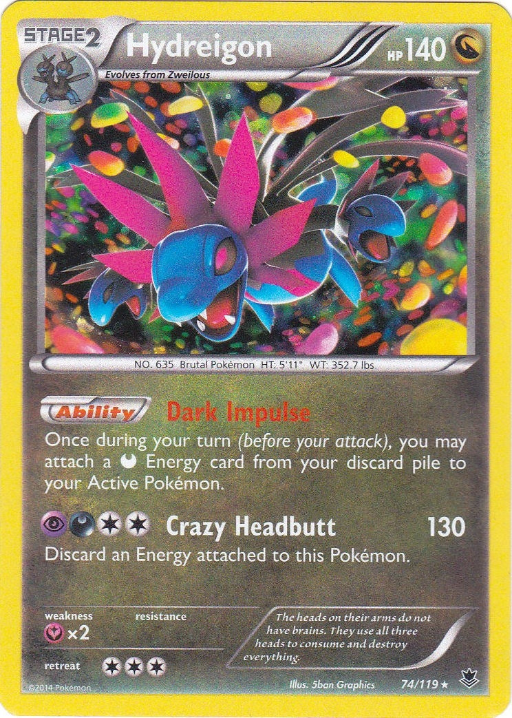 Image for Hydreigon - 074/119 (Cosmos Holo) (074/119) (Blister Exclusives) - Pokemon