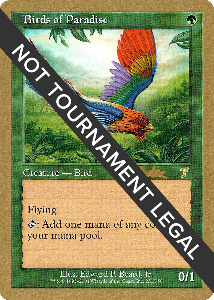 Image for Birds of Paradise - 2002 Brian Kibler (7ED) (World Championship Decks) - Magic: The Gathering