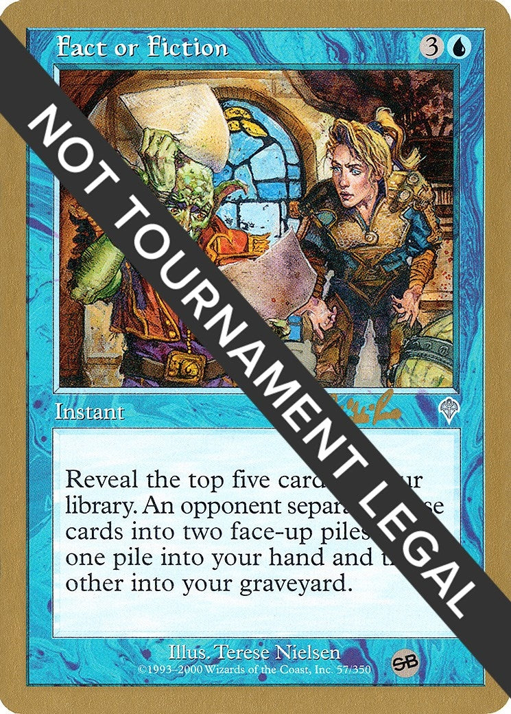 Image for Fact or Fiction - 2002 Carlos Romao (INV) (SB) (World Championship Decks) - Magic: The Gathering