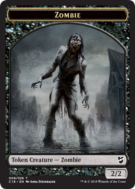 Image for Zombie // Angel Double-Sided Token (9 // 3) (Commander 2018) - Magic: The Gathering