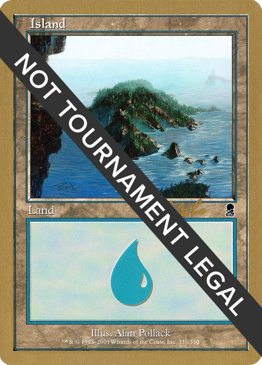 Image for Island (335) - 2002 Carlos Romao (ODY) (World Championship Decks) - Magic: The Gathering
