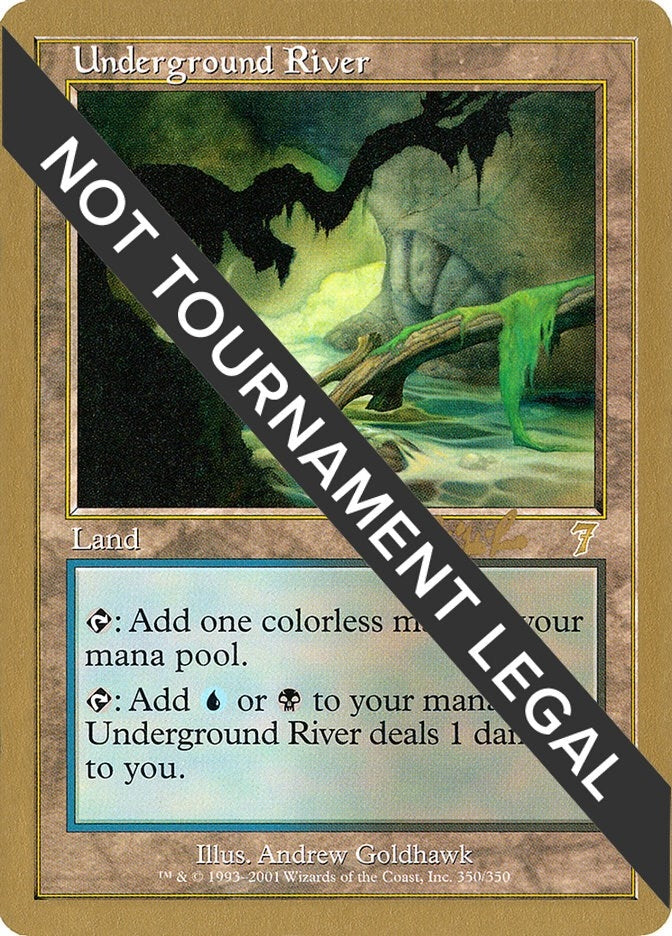 Image for Underground River - 2002 Carlos Romao (7ED) (World Championship Decks) - Magic: The Gathering