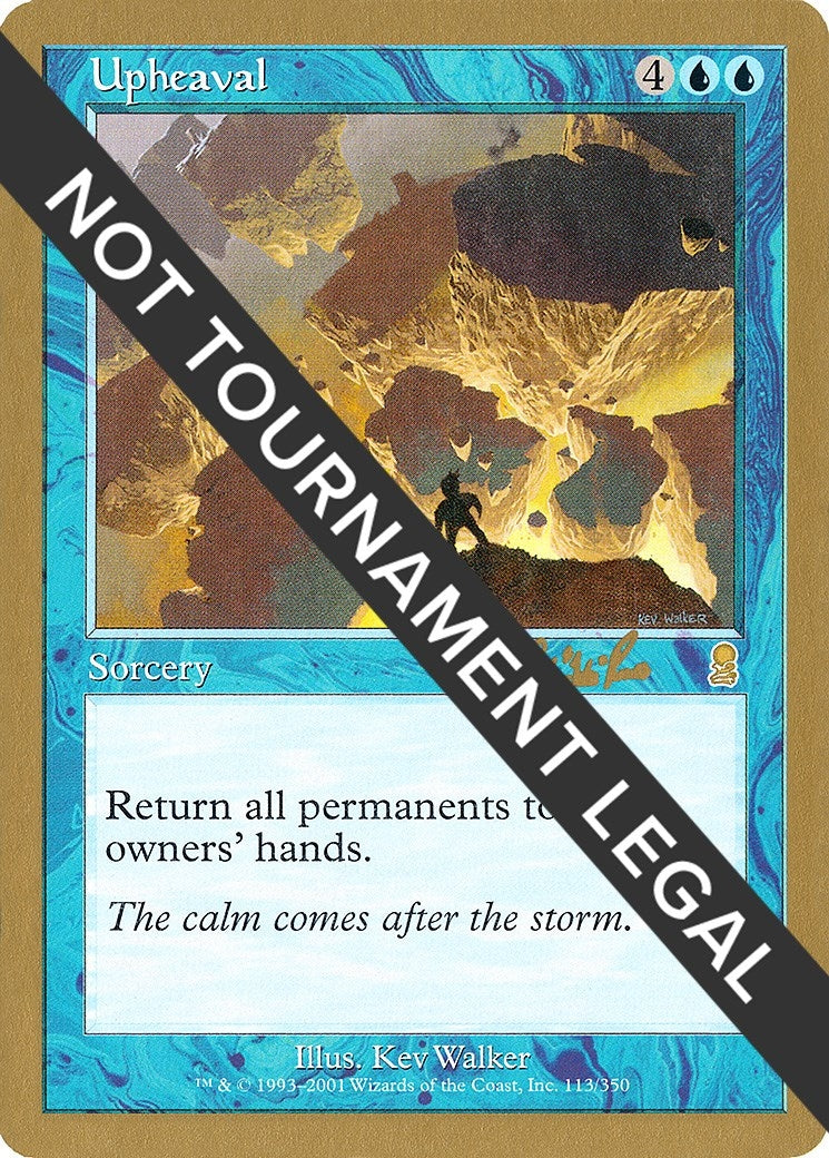 Image for Upheaval - 2002 Carlos Romao (ODY) (World Championship Decks) - Magic: The Gathering