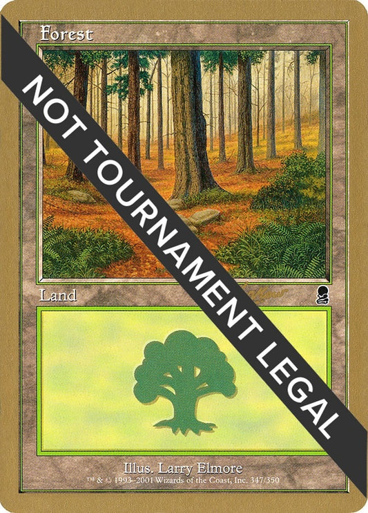 Image for Forest (347) - 2002 Raphael Levy (ODY) (World Championship Decks) - Magic: The Gathering
