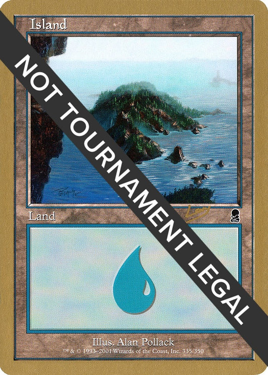 Image for Island (335) - 2002 Raphael Levy (ODY) (World Championship Decks) - Magic: The Gathering