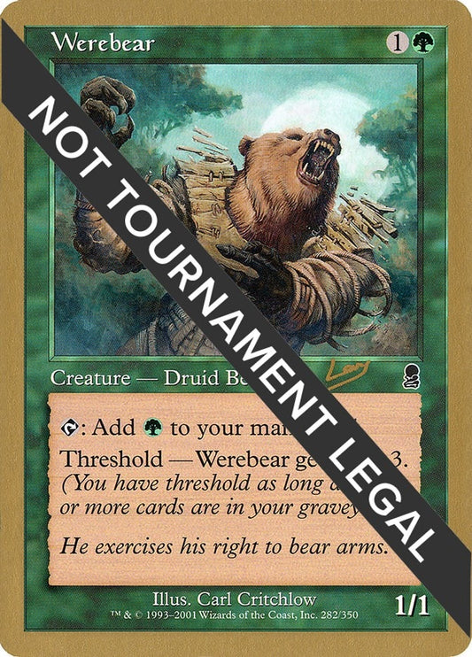 Image for Werebear - 2002 Raphael Levy (ODY) (World Championship Decks) - Magic: The Gathering