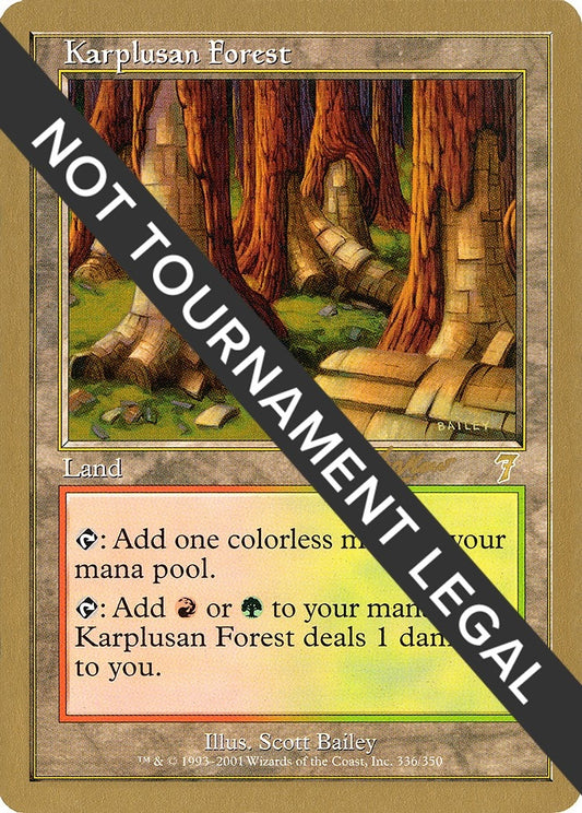 Image for Karplusan Forest - 2002 Sim Han How (7ED) (World Championship Decks) - Magic: The Gathering