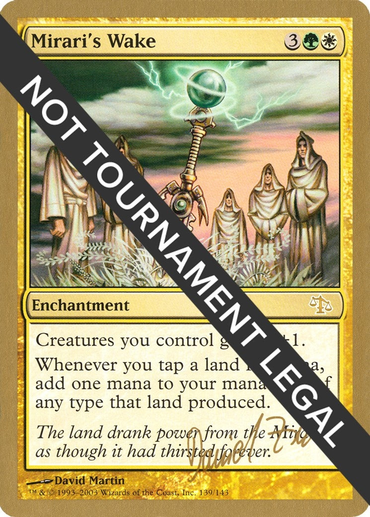 Image for Mirari's Wake - 2003 Daniel Zink (JUD) (World Championship Decks) - Magic: The Gathering