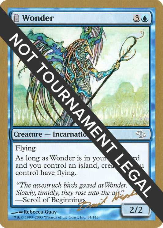 Image for Wonder - 2003 Dave Humpherys (JUD) (World Championship Decks) - Magic: The Gathering