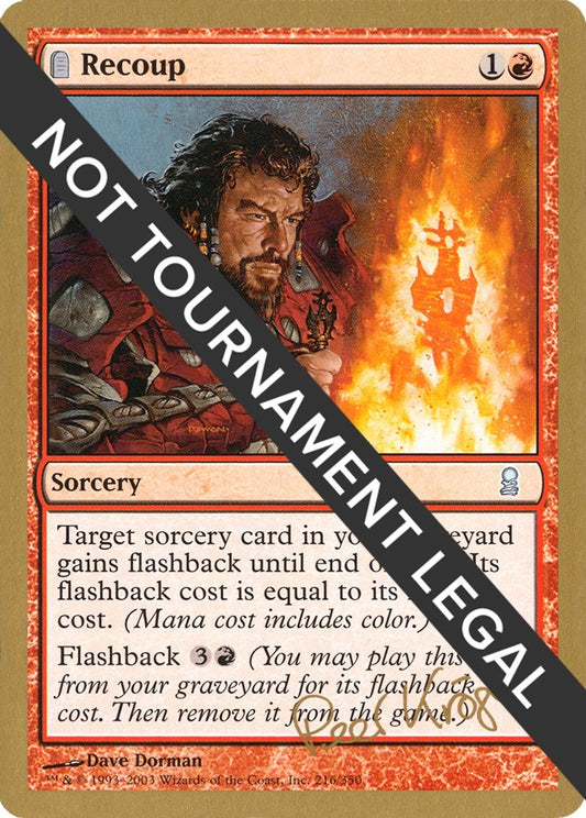 Image for Recoup - 2003 Peer Kroger (ODY) (World Championship Decks) - Magic: The Gathering