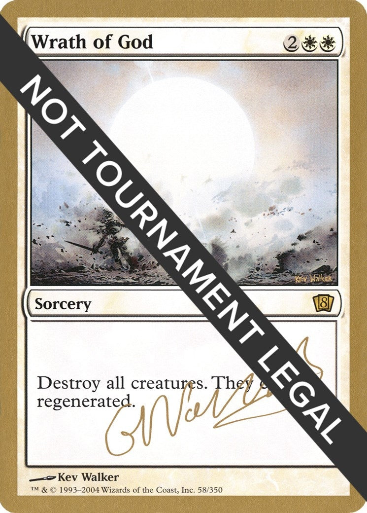 Image for Wrath of God - 2004 Gabriel Nassif (8ED) (World Championship Decks) - Magic: The Gathering
