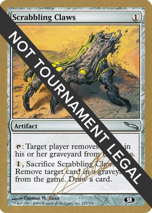 Image for Scrabbling Claws - 2004 Julien Nuijten (MRD) (SB) (World Championship Decks) - Magic: The Gathering