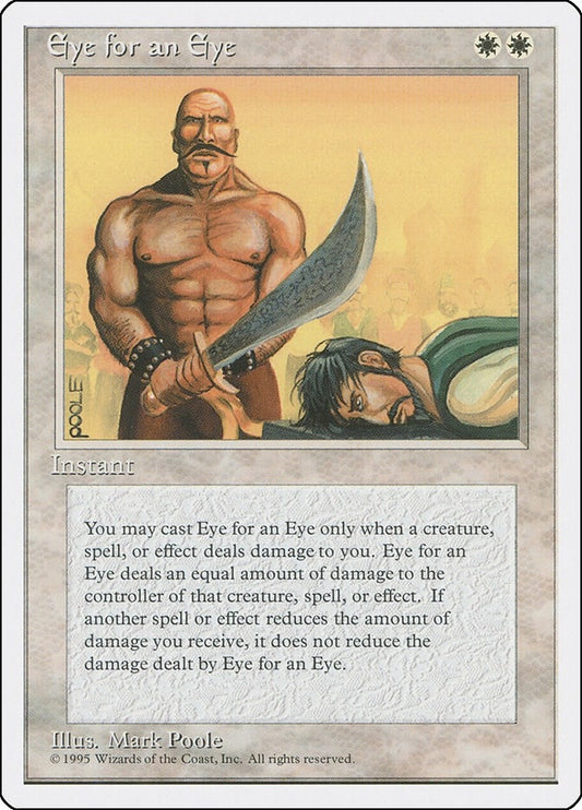 Image for Eye for an Eye (Fourth Edition) - Magic: The Gathering