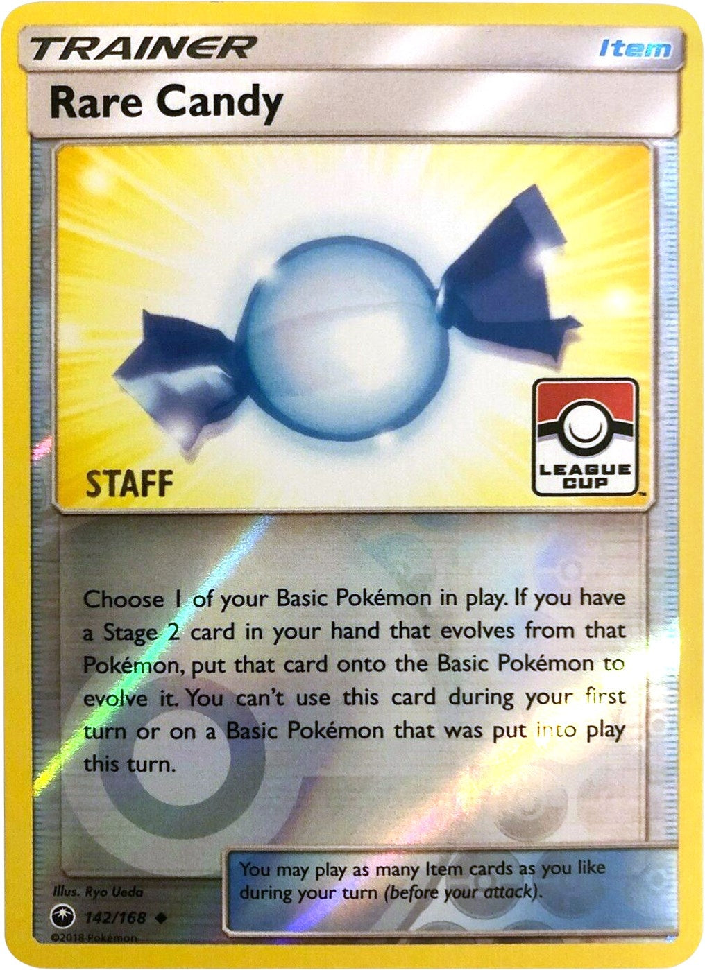 Image for Rare Candy - 142/168 (League Cup) [Staff] (142/168) (League & Championship Cards) - Pokemon