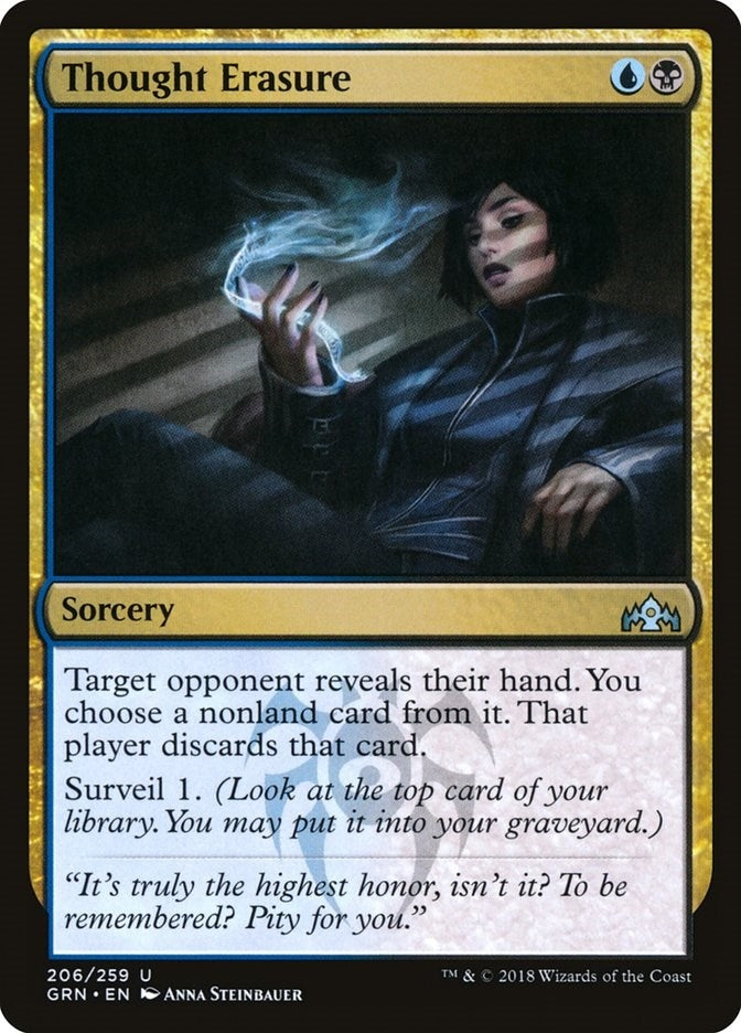 Image for Thought Erasure (206) (Guilds of Ravnica) - Magic: The Gathering