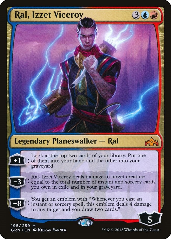 Image for Ral, Izzet Viceroy (195) (Guilds of Ravnica) - Magic: The Gathering