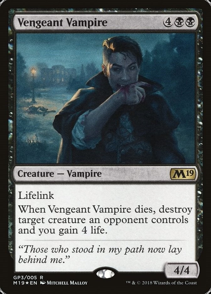 Image for Vengeant Vampire (2018 Gift Pack) (GP3) (Gift Boxes and Promos) - Magic: The Gathering