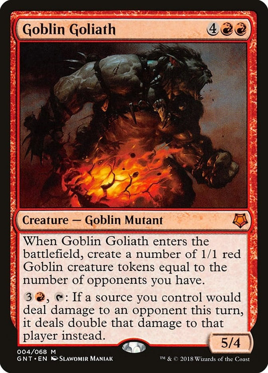 Image for Goblin Goliath (4) (Magic Game Night) - Magic: The Gathering