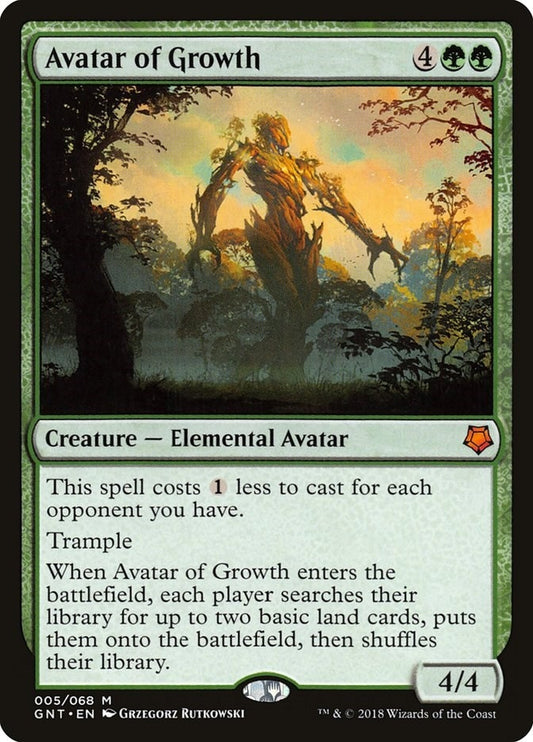 Image for Avatar of Growth (5) (Magic Game Night) - Magic: The Gathering