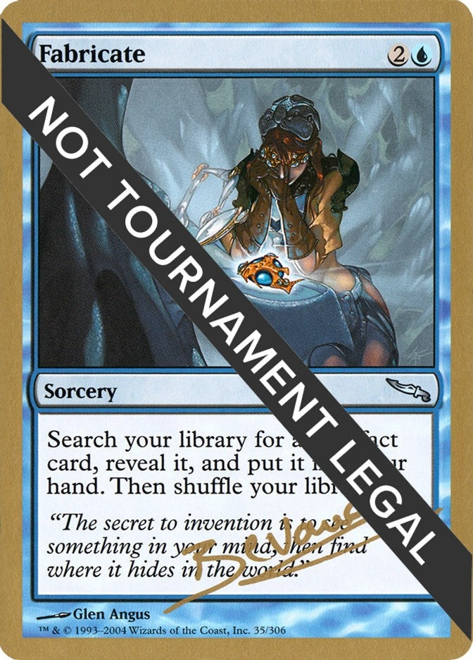 Image for Fabricate - 2004 Manuel Bevand (MRD) (World Championship Decks) - Magic: The Gathering