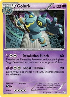 Image for Golurk - 59/124 (EX Dragons Exalted) (059/124) (Deck Exclusives) - Pokemon