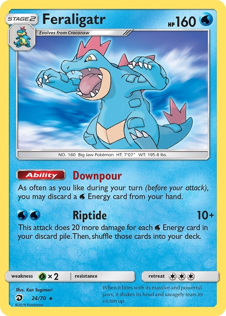 Image for Feraligatr (24/70) (Dragon Majesty) - Pokemon