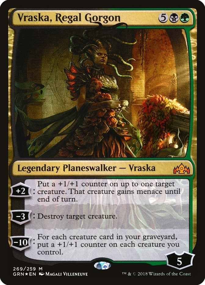 Image for Vraska, Regal Gorgon (269) (Guilds of Ravnica) - Magic: The Gathering