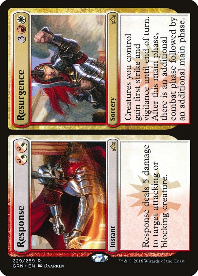 Image for Response // Resurgence (229) (Guilds of Ravnica) - Magic: The Gathering