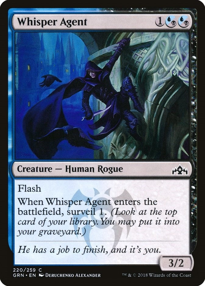 Image for Whisper Agent (220) (Guilds of Ravnica) - Magic: The Gathering