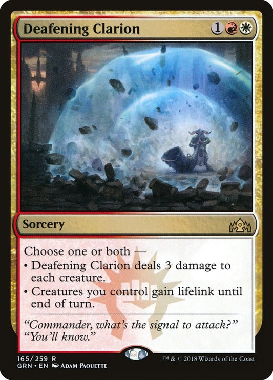 Image for Deafening Clarion (165) (Guilds of Ravnica) - Magic: The Gathering
