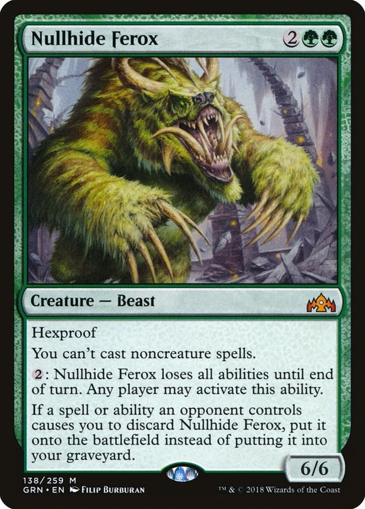 Image for Nullhide Ferox (138) (Guilds of Ravnica) - Magic: The Gathering