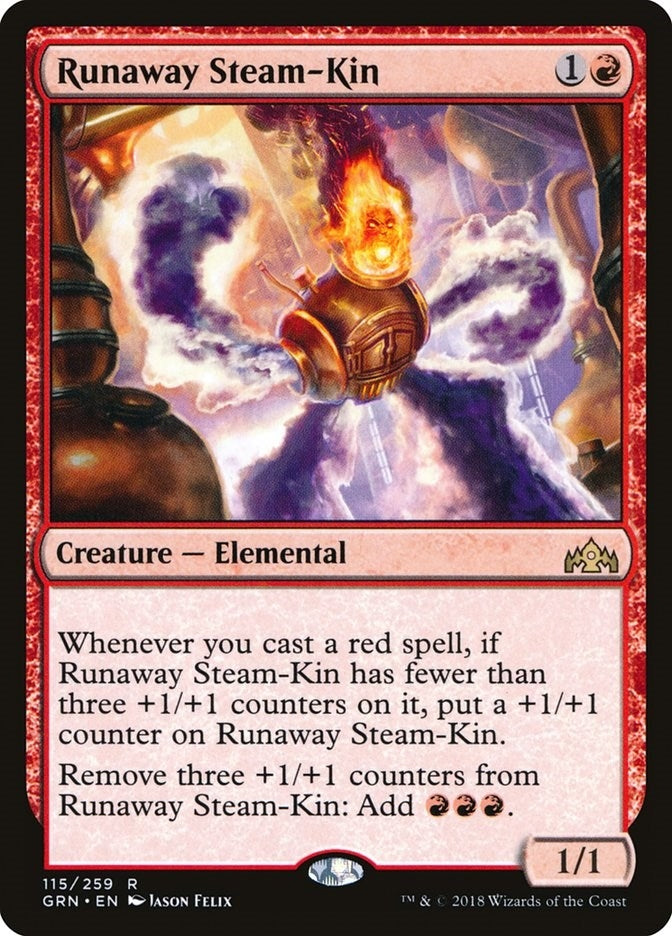 Image for Runaway Steam-Kin (115) (Guilds of Ravnica) - Magic: The Gathering