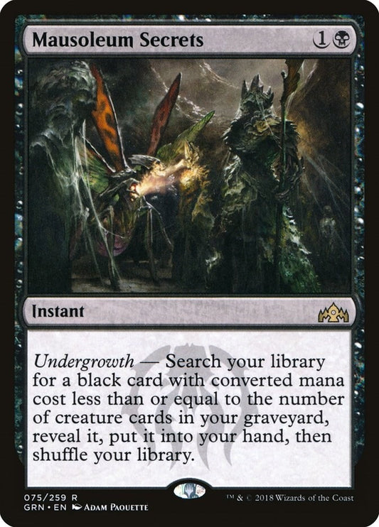 Image for Mausoleum Secrets (75) (Guilds of Ravnica) - Magic: The Gathering