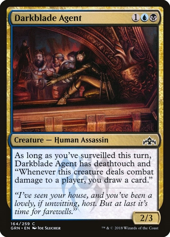 Image for Darkblade Agent (164) (Guilds of Ravnica) - Magic: The Gathering