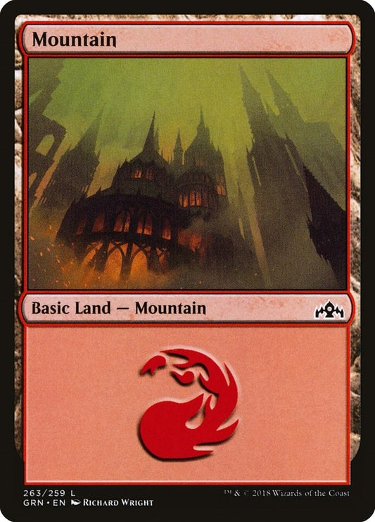 Image for Mountain (263) (Guilds of Ravnica) - Magic: The Gathering