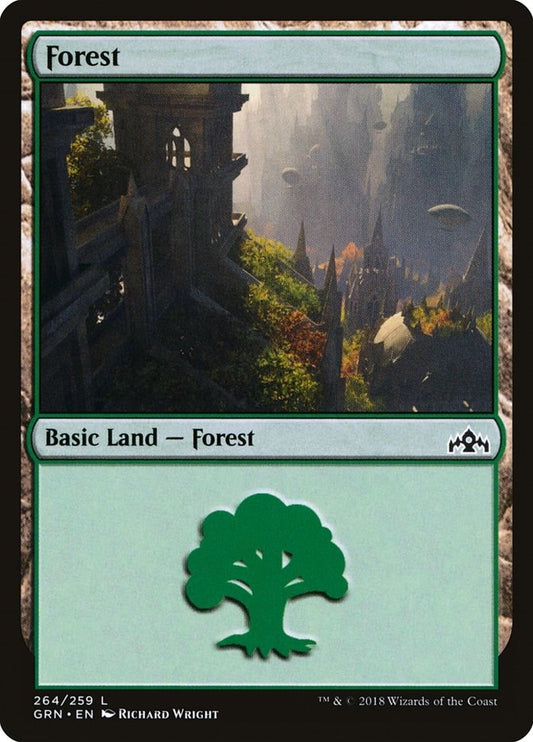 Image for Forest (264) (Guilds of Ravnica) - Magic: The Gathering