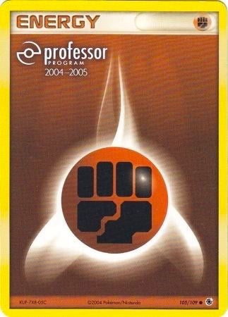 Image for Fighting Energy (2004-2005) (105/109) (Professor Program Promos) - Pokemon
