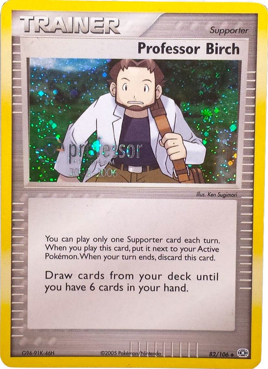 Image for Professor Birch (2006) (82/106) (Professor Program Promos) - Pokemon