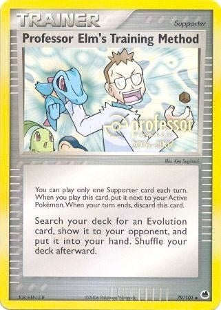 Image for Professor Elm's Training Method (2006-2007) (79/101) (Professor Program Promos) - Pokemon