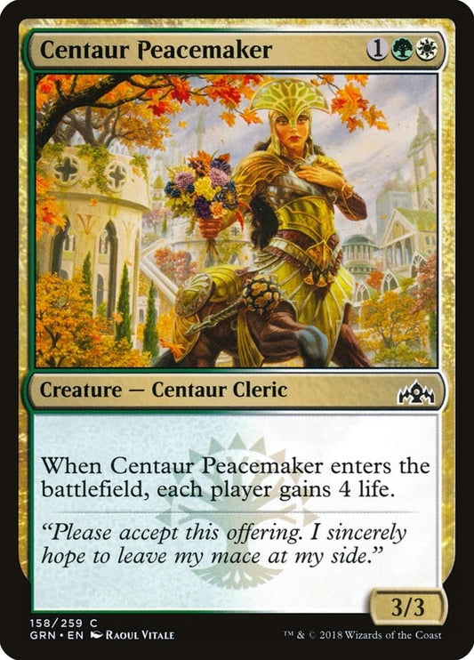 Image for Centaur Peacemaker (158) (Guilds of Ravnica) - Magic: The Gathering