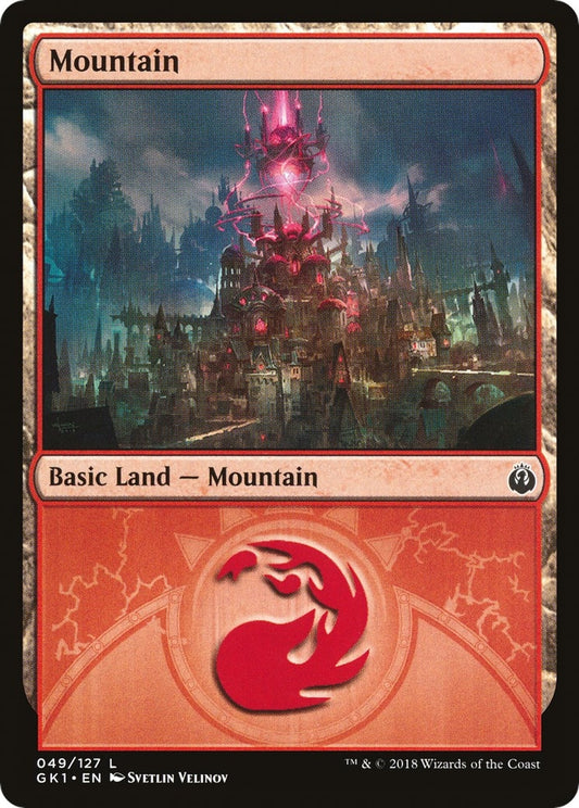 Image for Mountain (049) (49) (Guilds of Ravnica: Guild Kits) - Magic: The Gathering