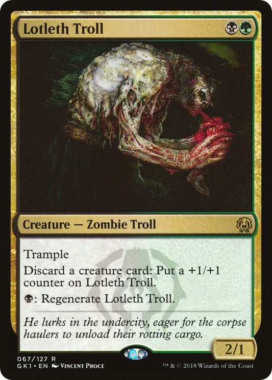 Image for Lotleth Troll (67) (Guilds of Ravnica: Guild Kits) - Magic: The Gathering