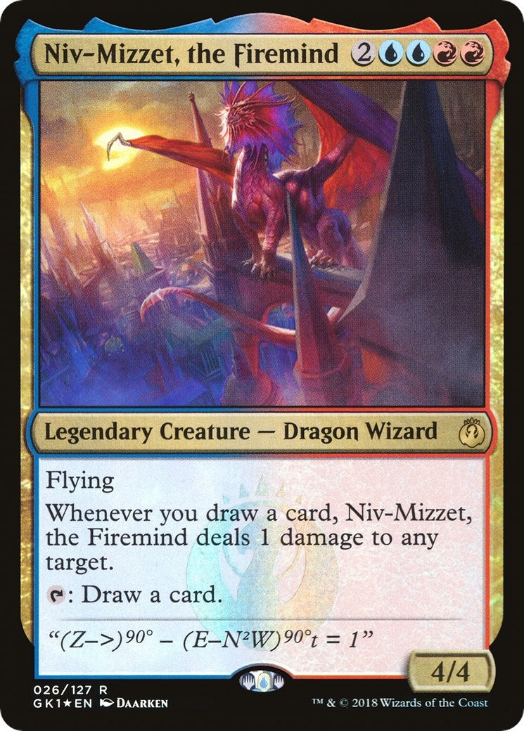 Image for Niv-Mizzet, the Firemind (26) (Guilds of Ravnica: Guild Kits) - Magic: The Gathering
