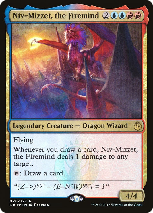 Image for Niv-Mizzet, the Firemind (26) (Guilds of Ravnica: Guild Kits) - Magic: The Gathering